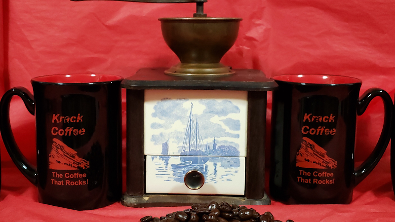 Krack Coffee Coffee Roaster Roasted to order.