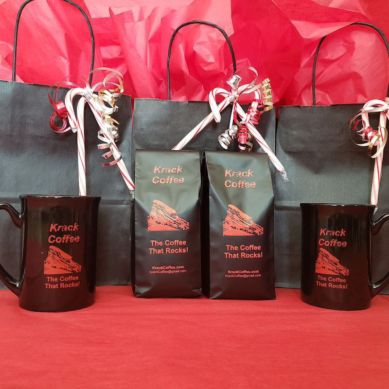 Krack Coffee Coffee Roaster Roasted to order.