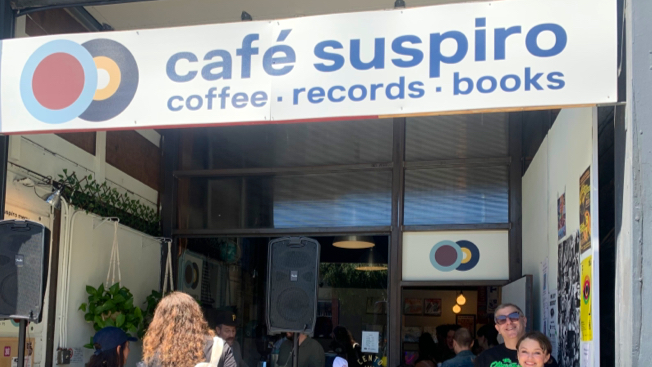 Cafe Suspiro - coffee, records, and books!