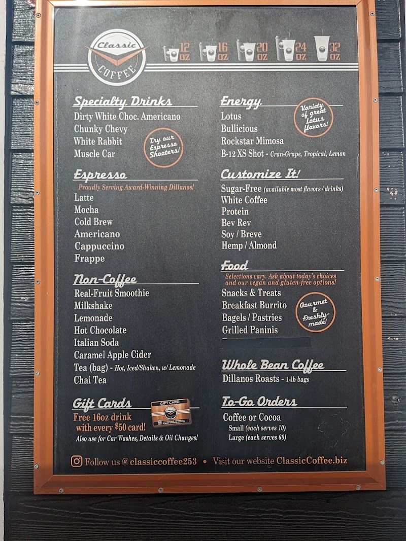 Classic Coffee Drive-Thru & Café