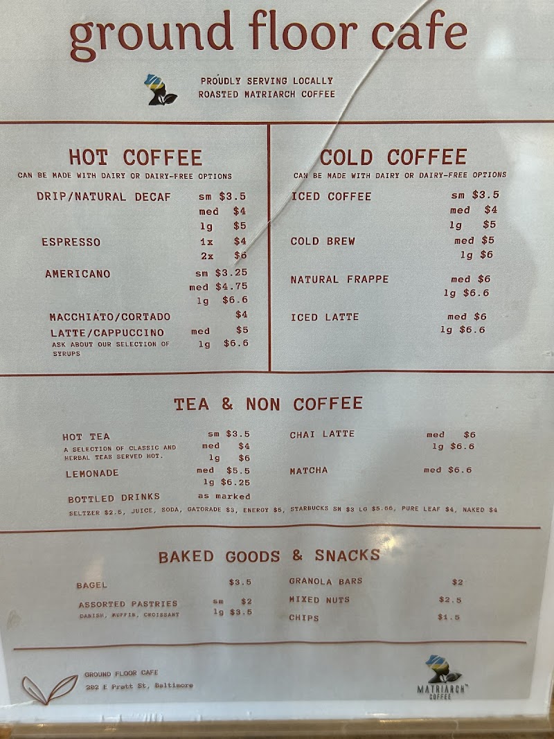 The Ground Floor Cafe & Bar