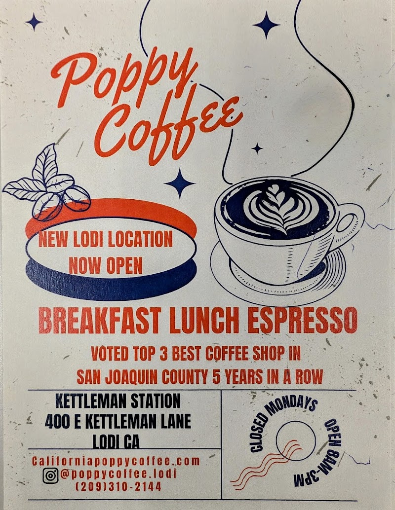 Poppy Coffee Lodi