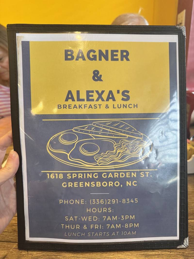 Bagner & Alexa’s Breakfast & Lunch