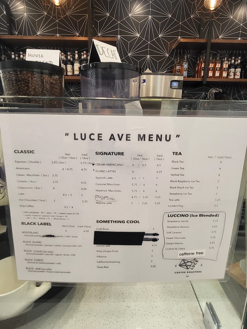 Luce Avenue Coffee Roasters