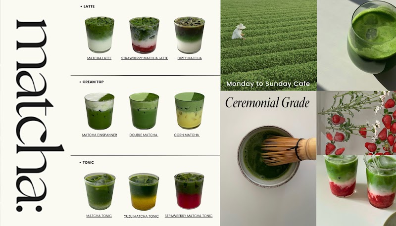 Monday to Sunday Dessert Cafe