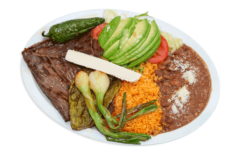 Jugos ensaladas y snacks