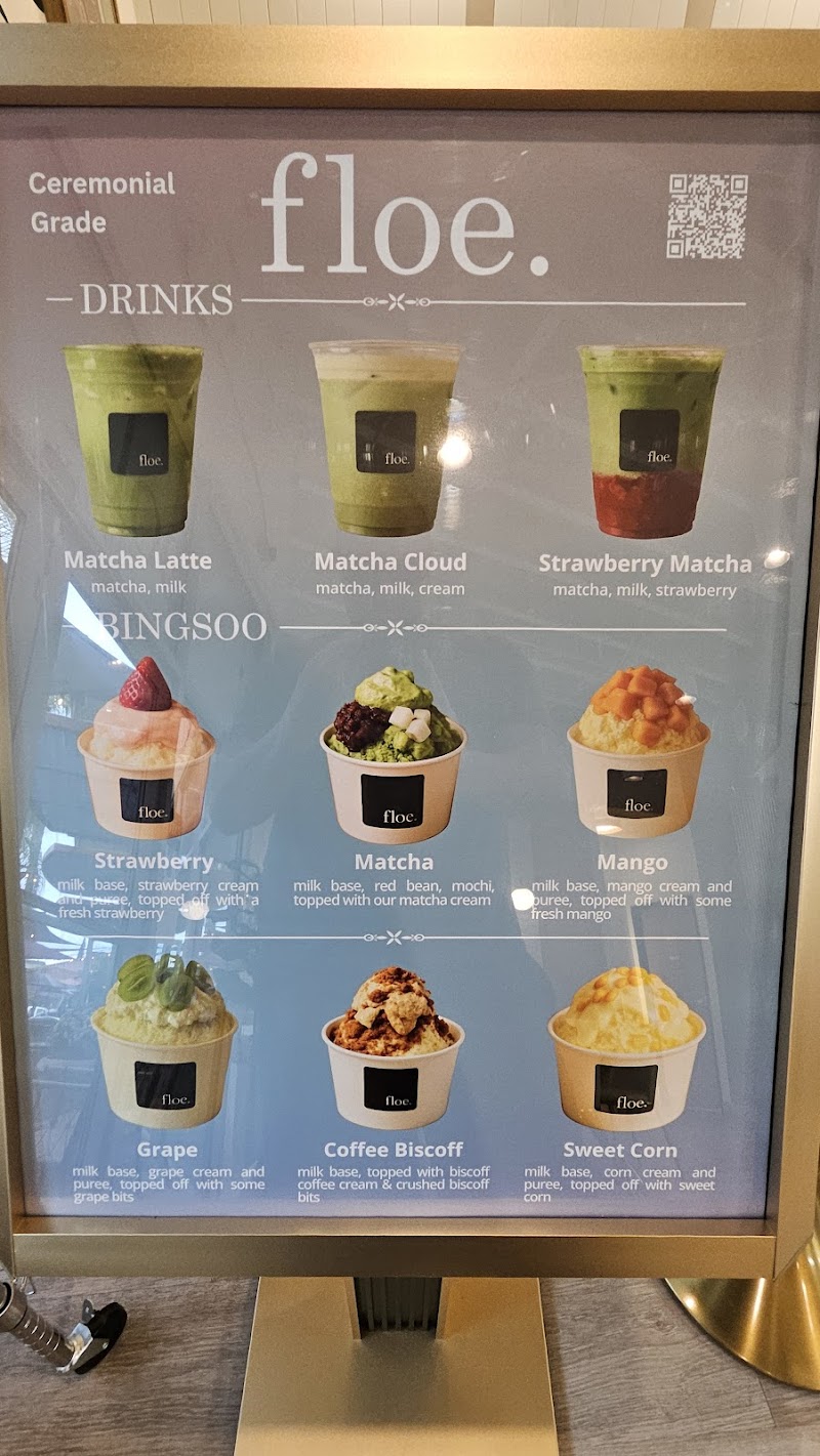 floe cafe - Matcha & Bingsoo