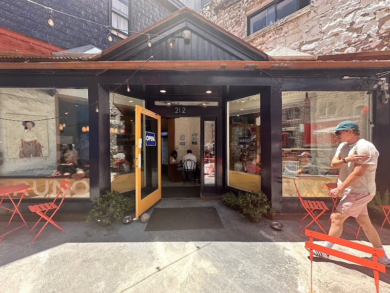 Between the Covers Bookstore and Bruno Cafe