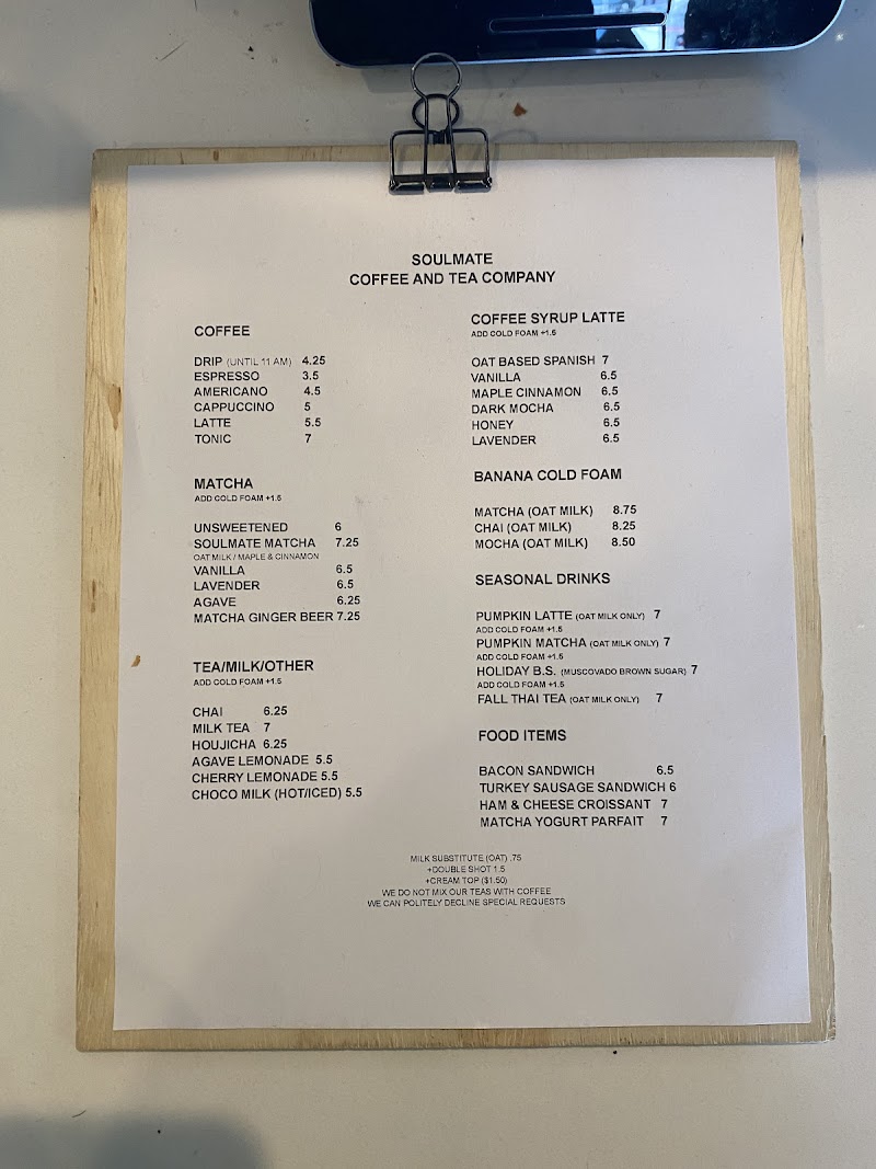 SOULMATE - A COFFEE AND TEA COMPANY