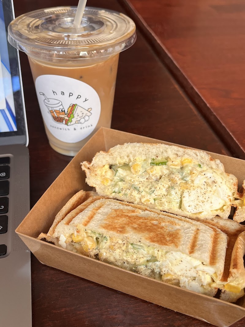 Happy Sandwich & drink