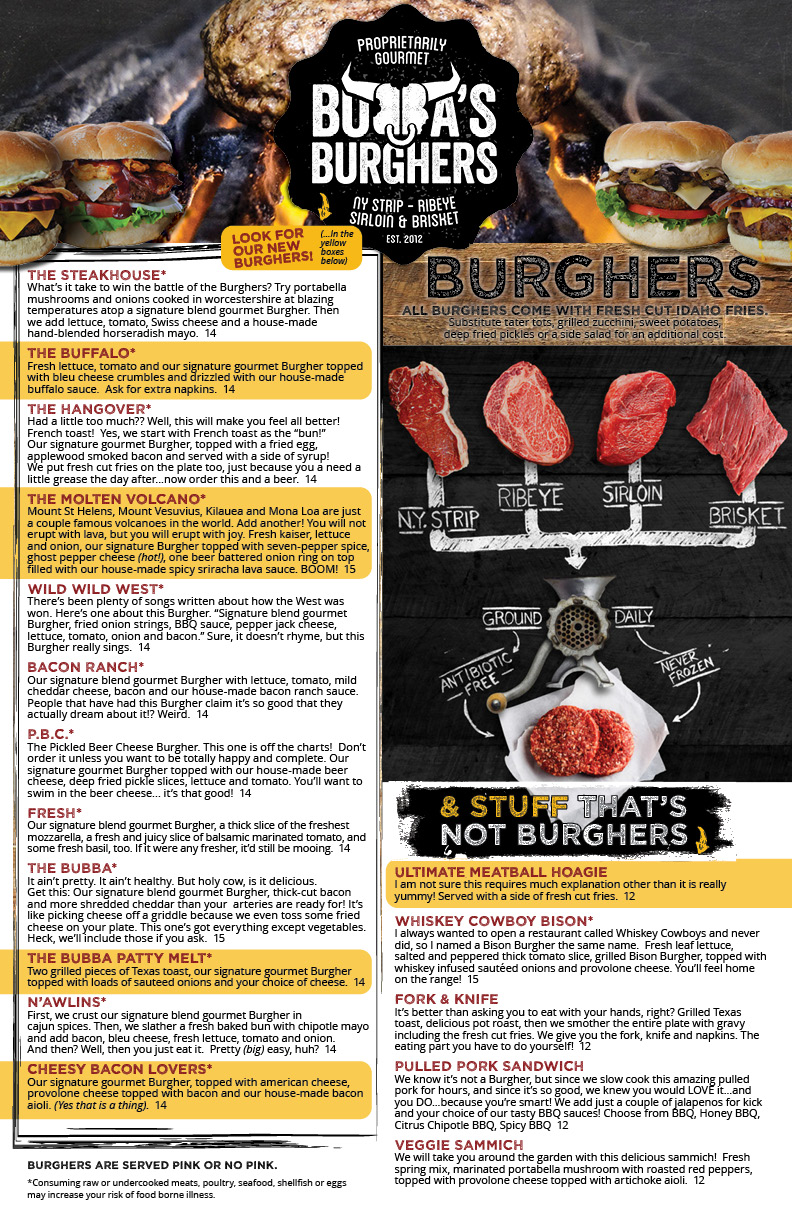 Bubba's Gourmet Burghers & Beer at the Highlands