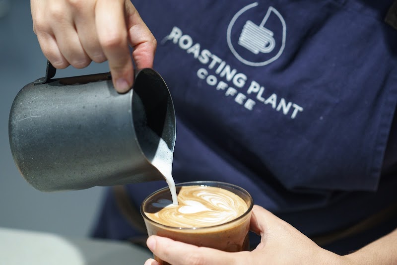 Roasting Plant Coffee at The Fresh Market