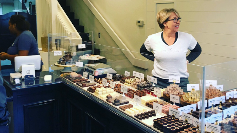 Leonidas -- Love + Chocolate Shop