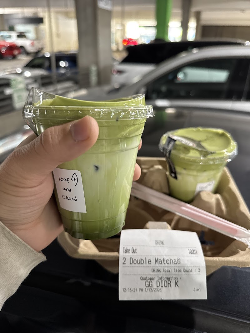 Leaf and cloud (premium matcha place)