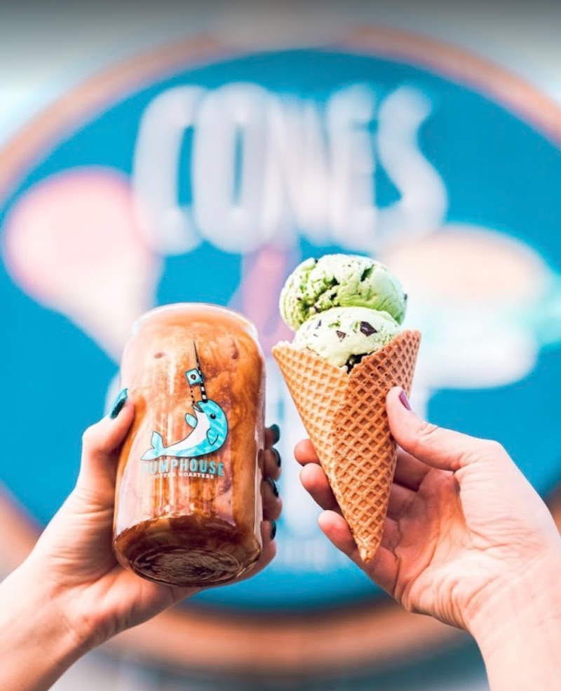 Cones and Coffee