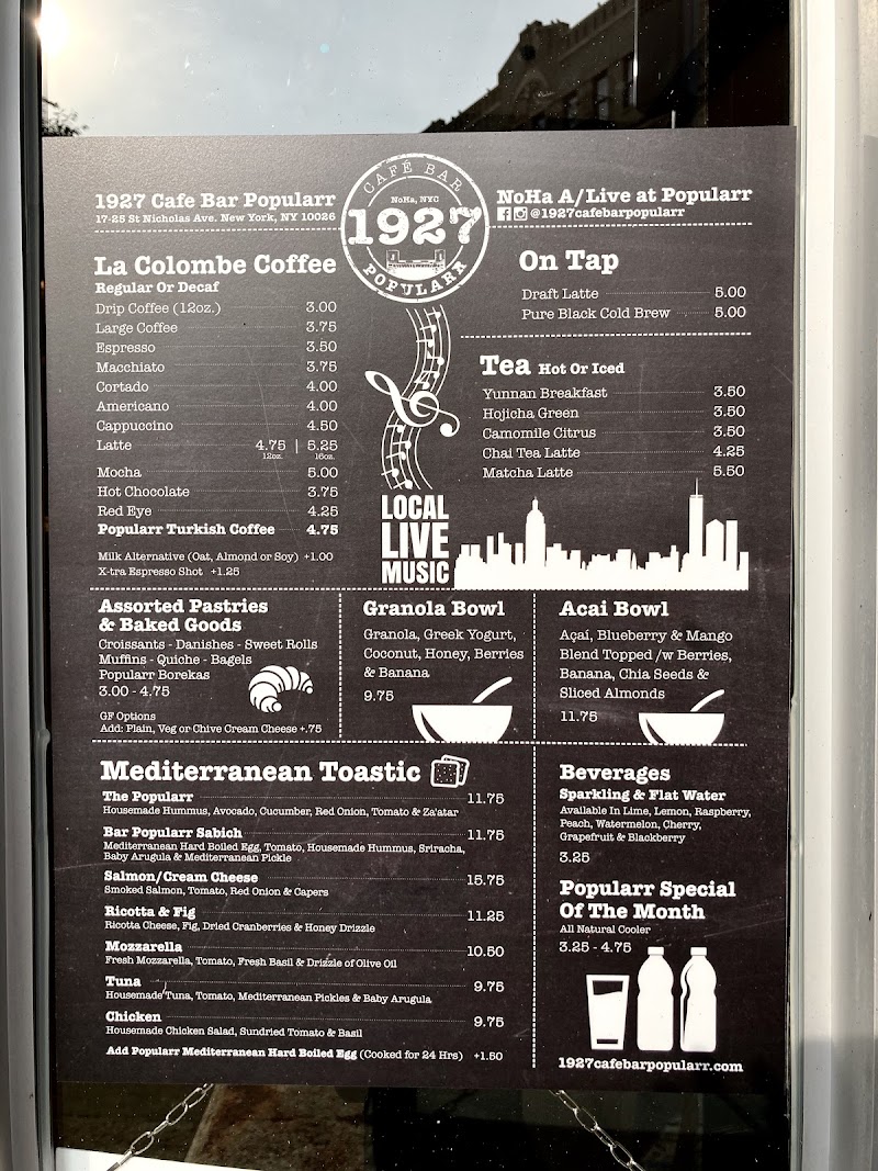 1927 Cafe Bar Popularr
