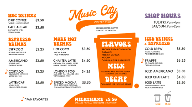 Music City Coffee Club