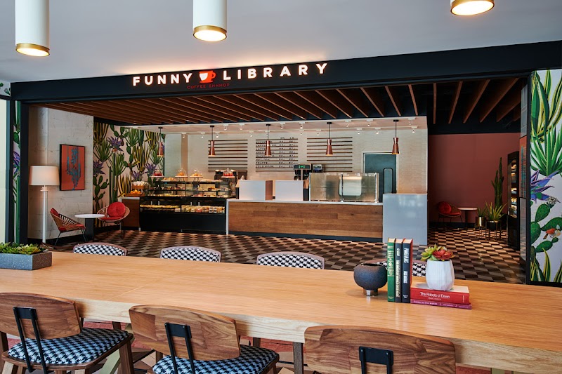 Funny Library Coffee Shop
