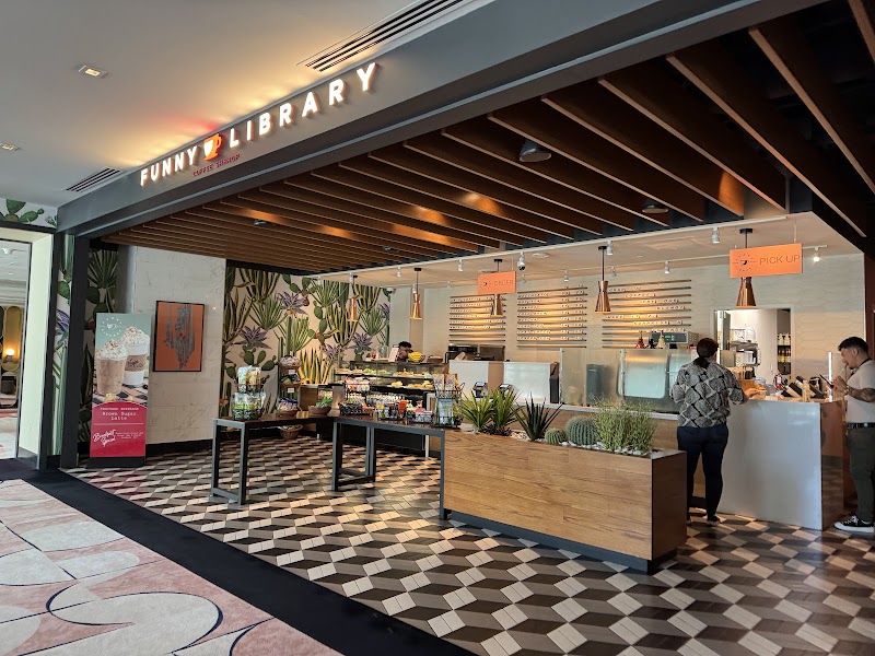 Funny Library Coffee Shop