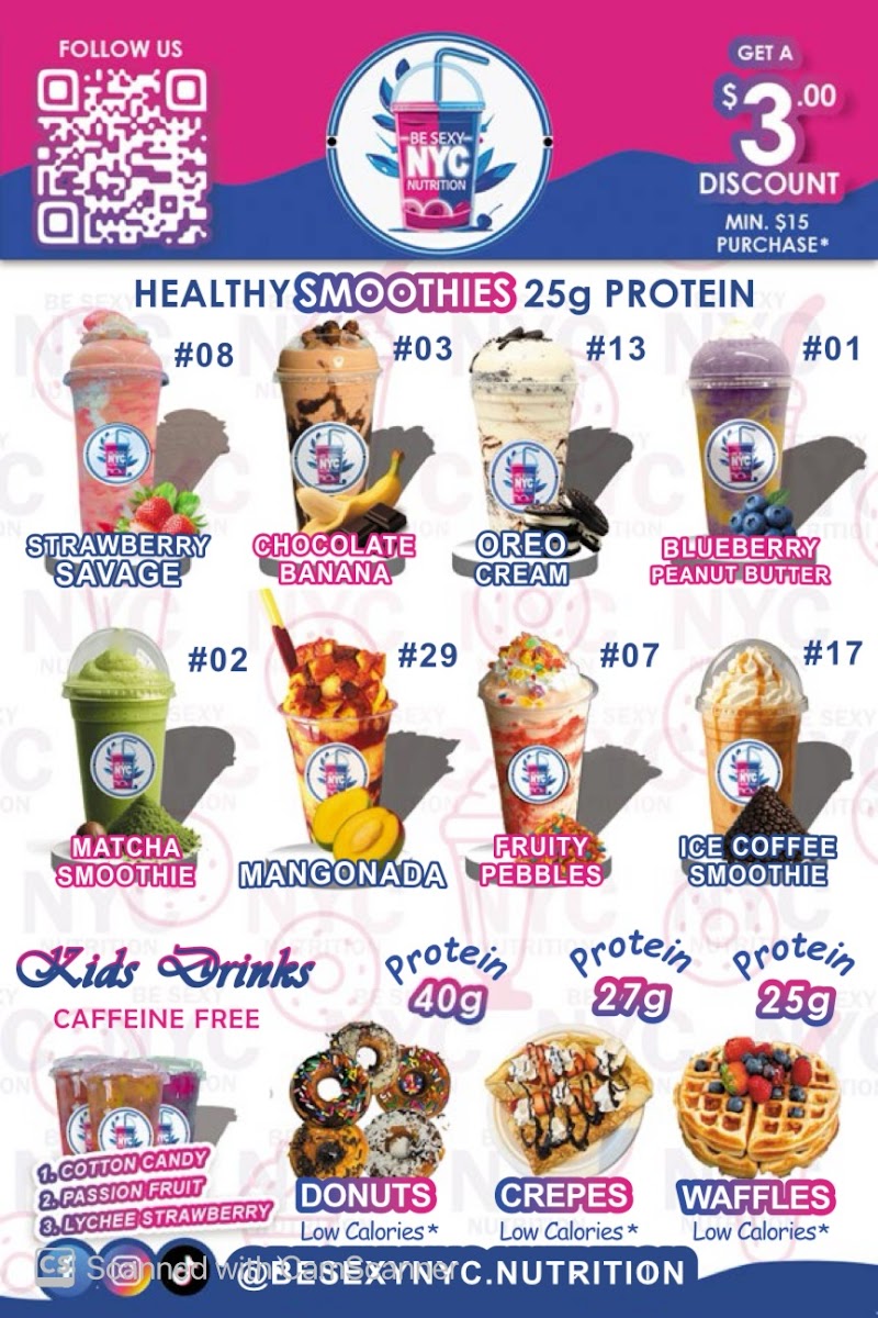 BE SEXY NYC. NUTRITION