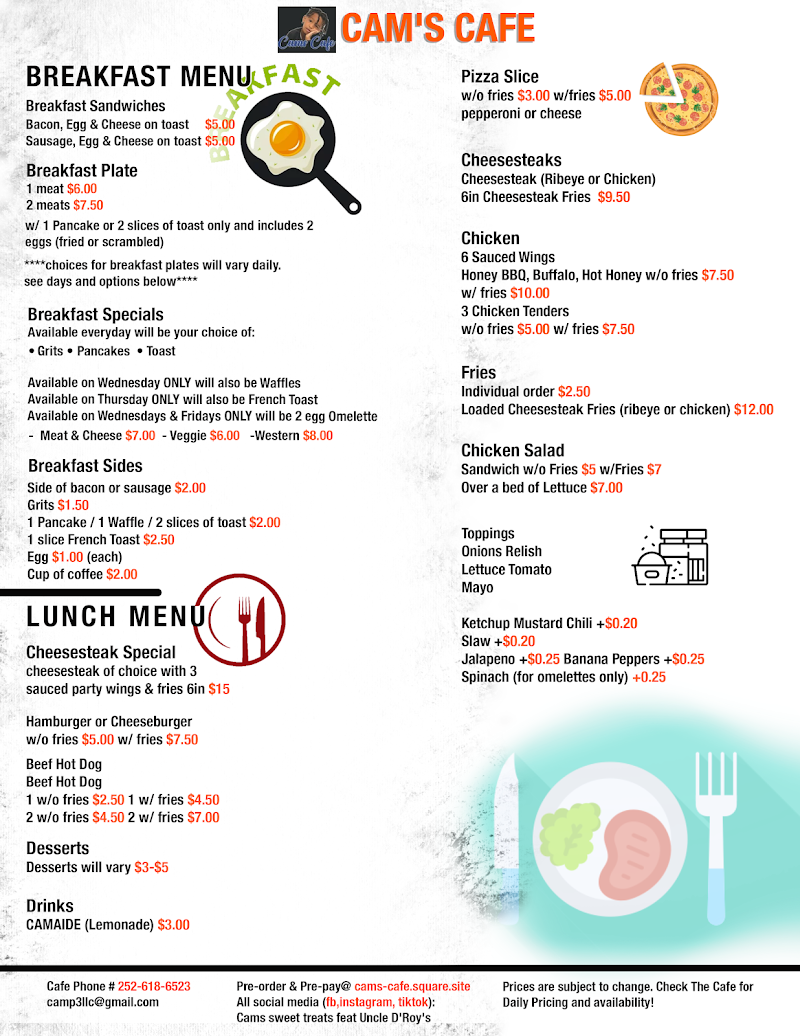 Cams Cafe Rocky Mount