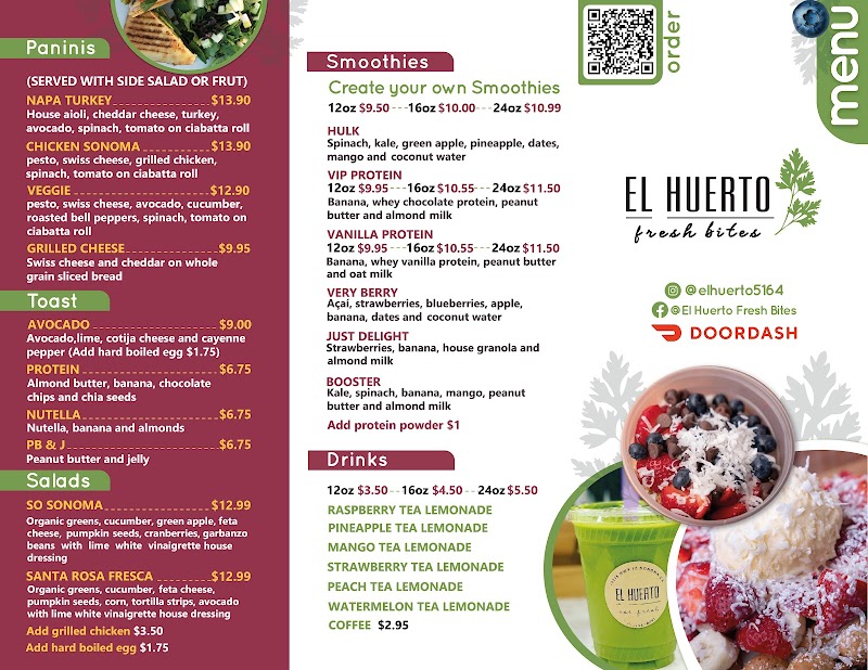 El Huerto (Where-Tow) Fresh Bites