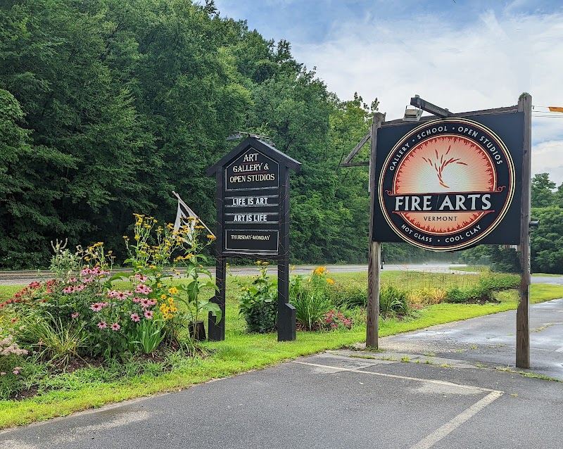 Fire Arts Vermont Gallery, Glass and Ceramic Art Studios