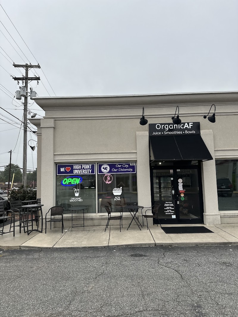OrganicAF- High Point-Juices, Smoothies & Acai Bowls