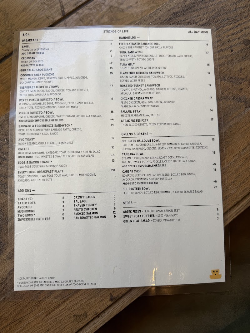 Strings of Life (S.O.L) Café