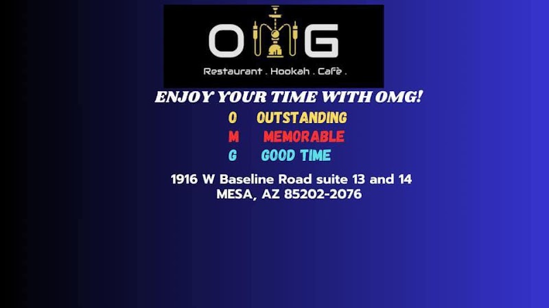 OMG CAFE' ,RESTURANT AND HOOKAH