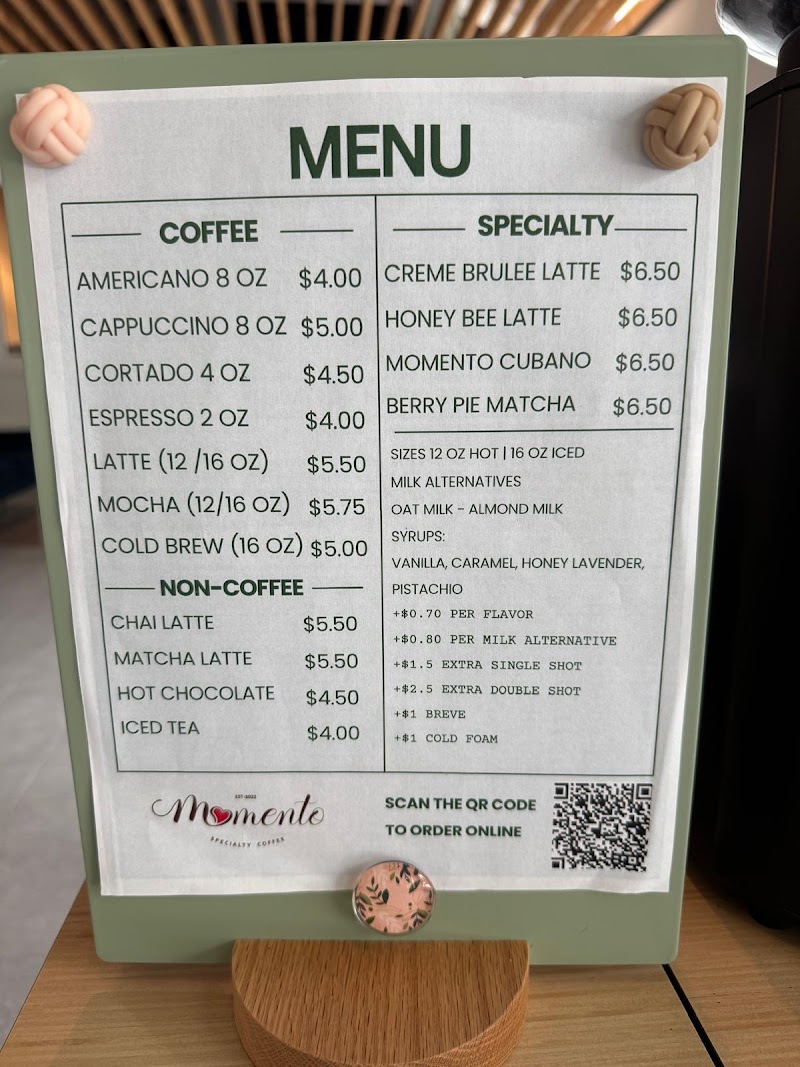 Momento Specialty Coffee - DOWNTOWN