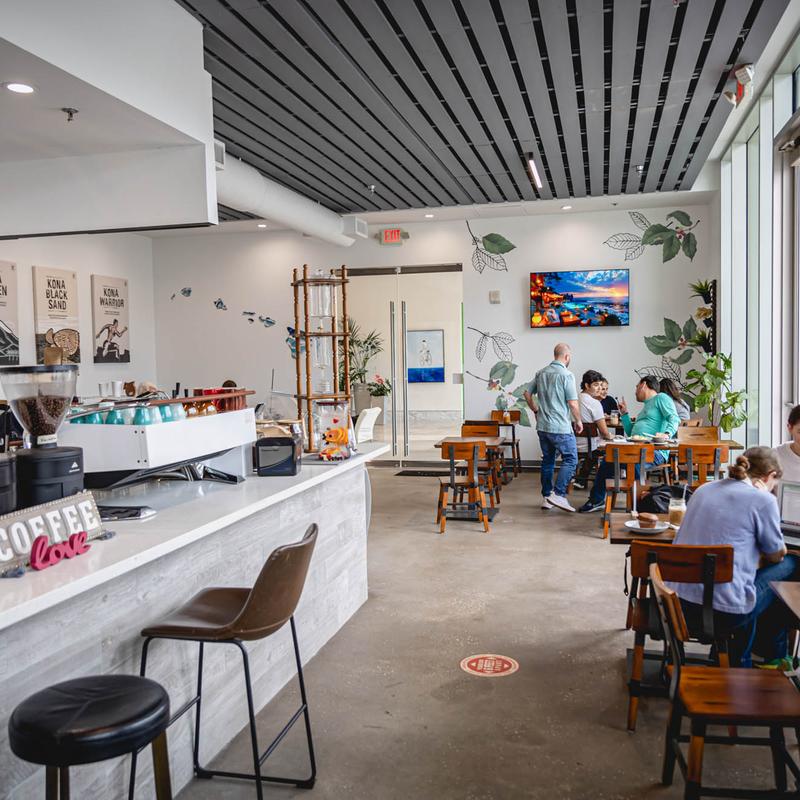 Kona Reserve Coffee at Greenway Plaza