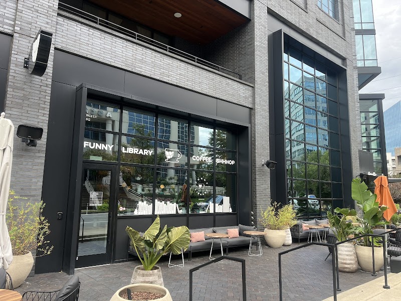 Funny Library Coffee Shop