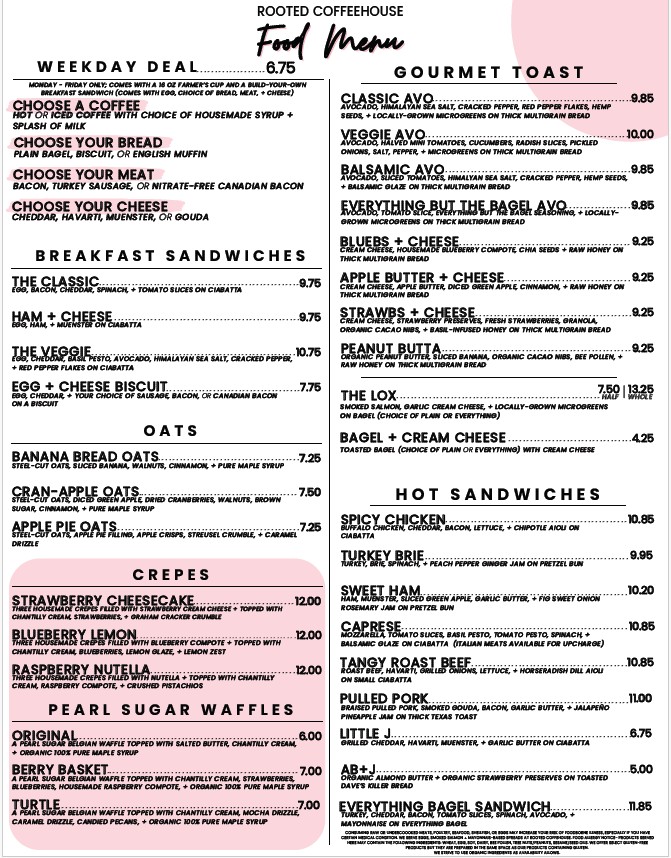 Rooted Coffeehouse Surrey Center