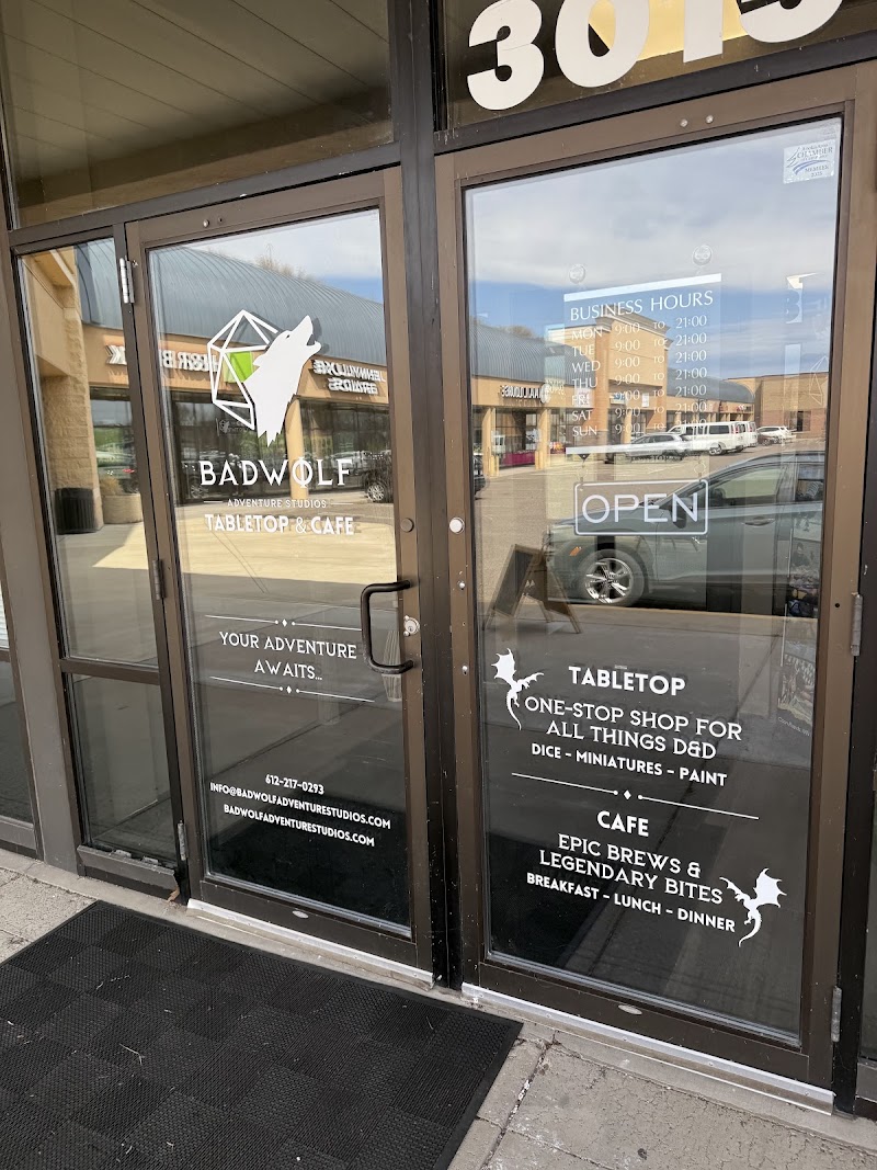 Badwolf Adventure Studios Tabletop Cafe