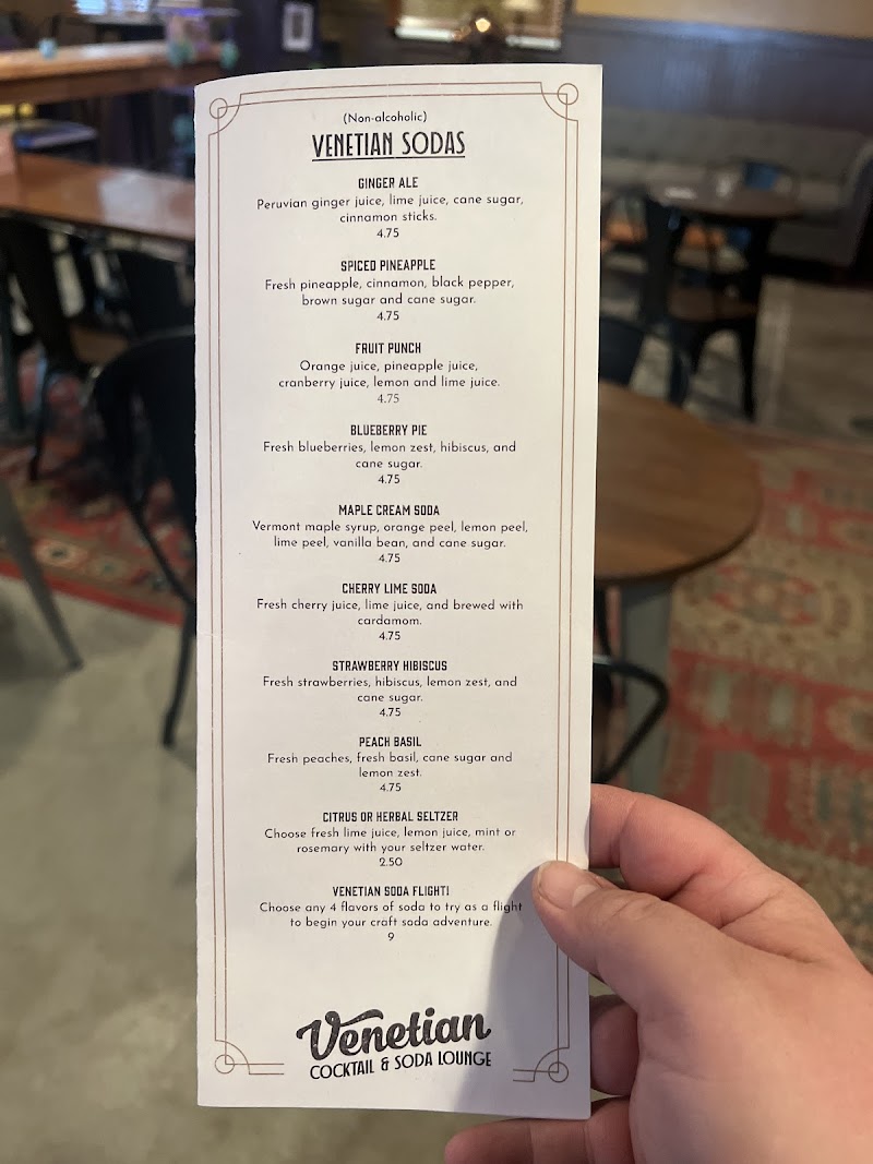 The Venetian Soda Lounge