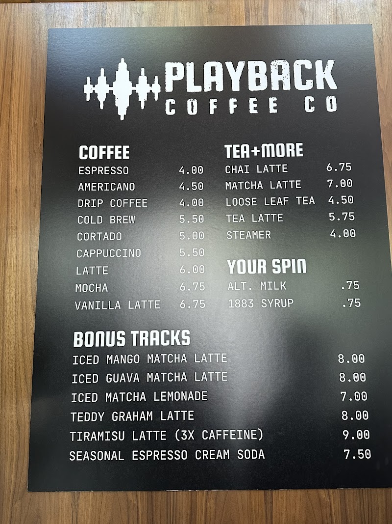 Playback Coffee