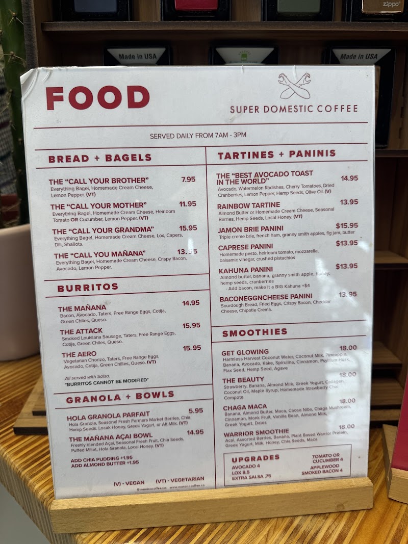 Super Domestic Coffee- Mar Vista