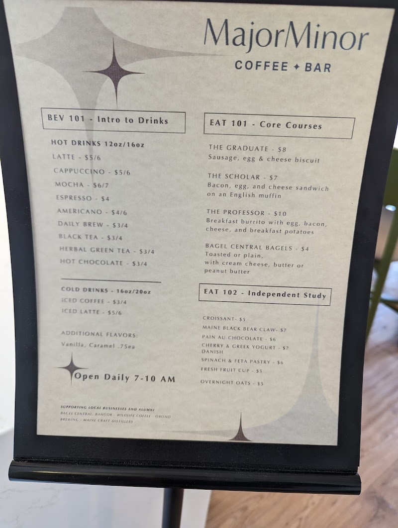 Major Minor Coffee Bar