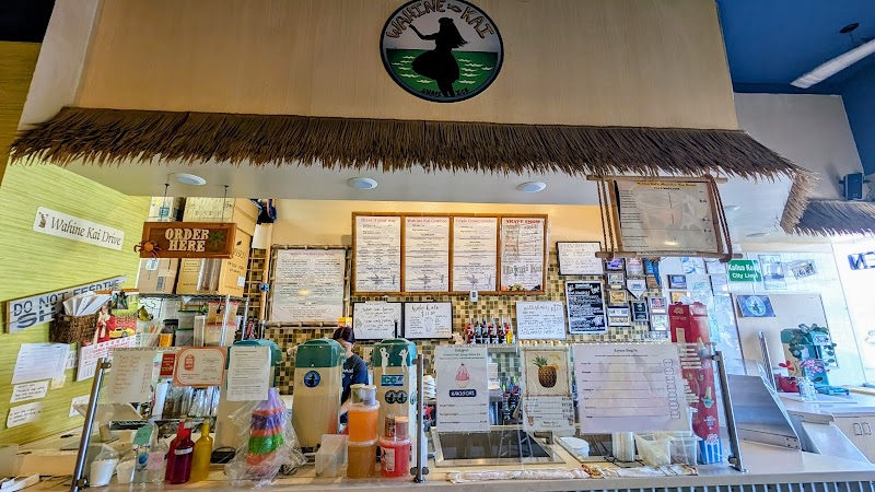 Wahine Kai Shave ice, Kona Coffee and Tea Station/ Hawaiian Tea