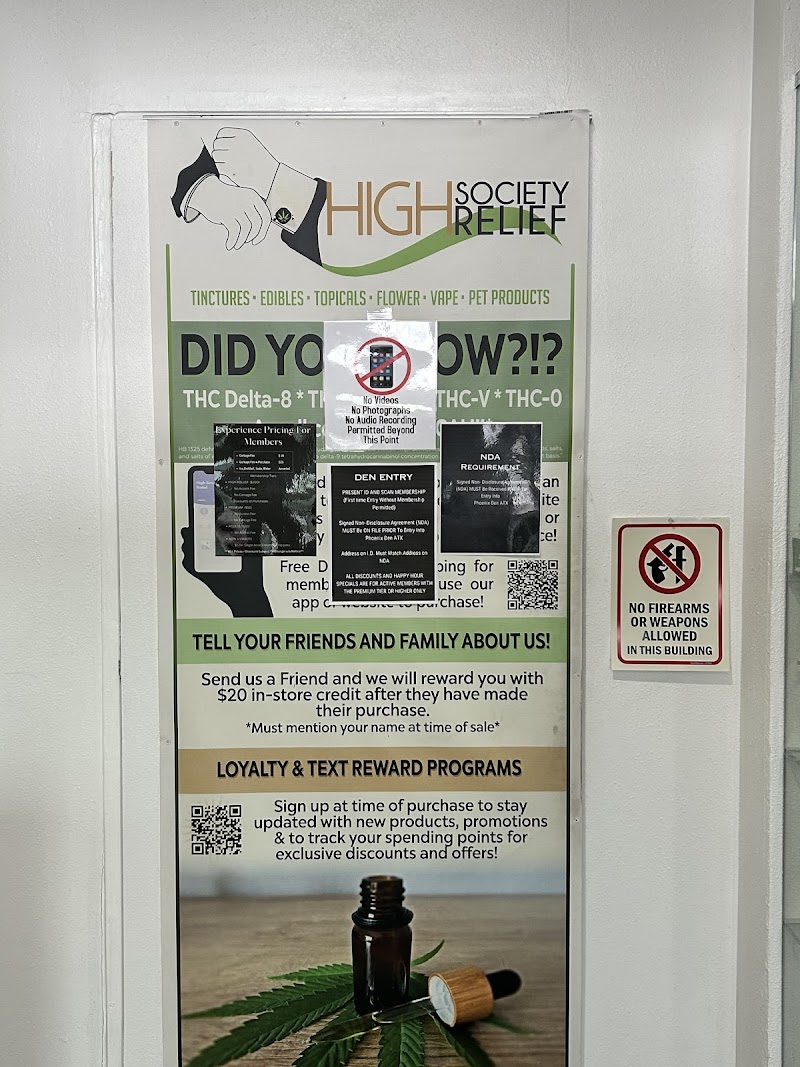 High Society Relief Dispensary Cafe & THC Lounge