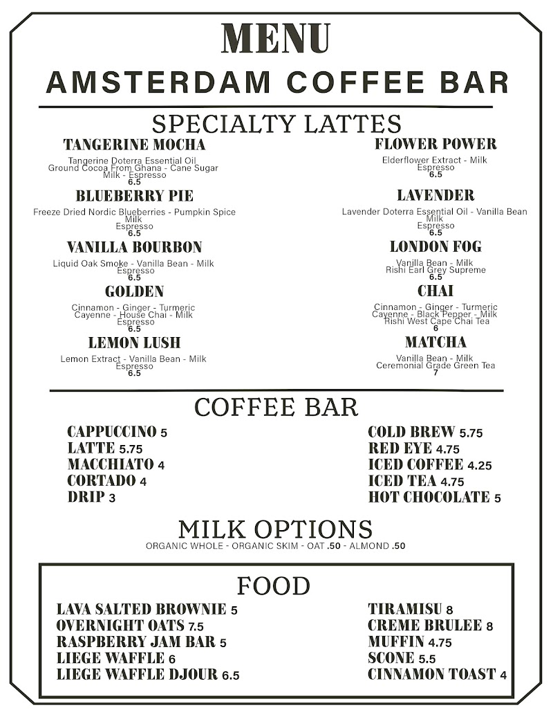 Amsterdam Coffee Bar