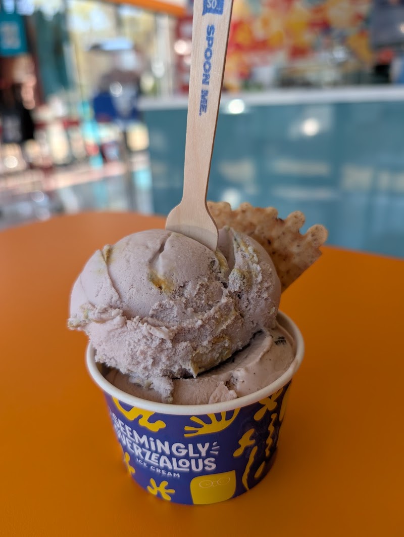 Seemingly Overzealous Ice Cream