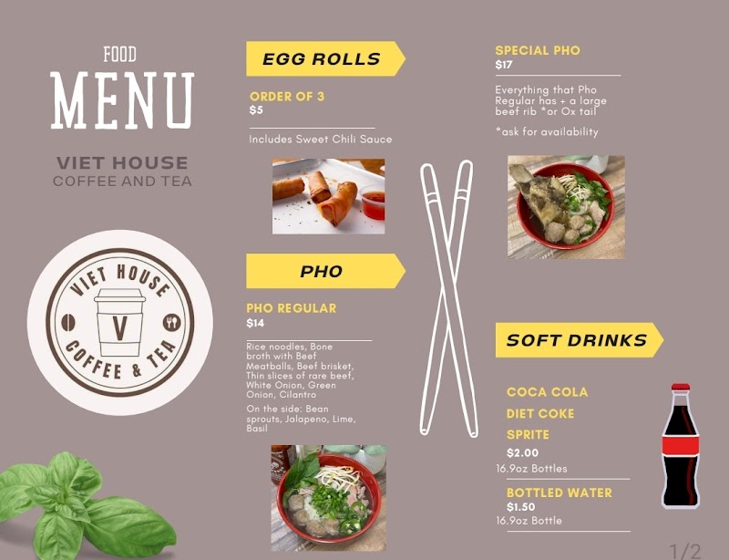 Viet House - Coffee, Boba Tea, & Vietnamese Cuisine